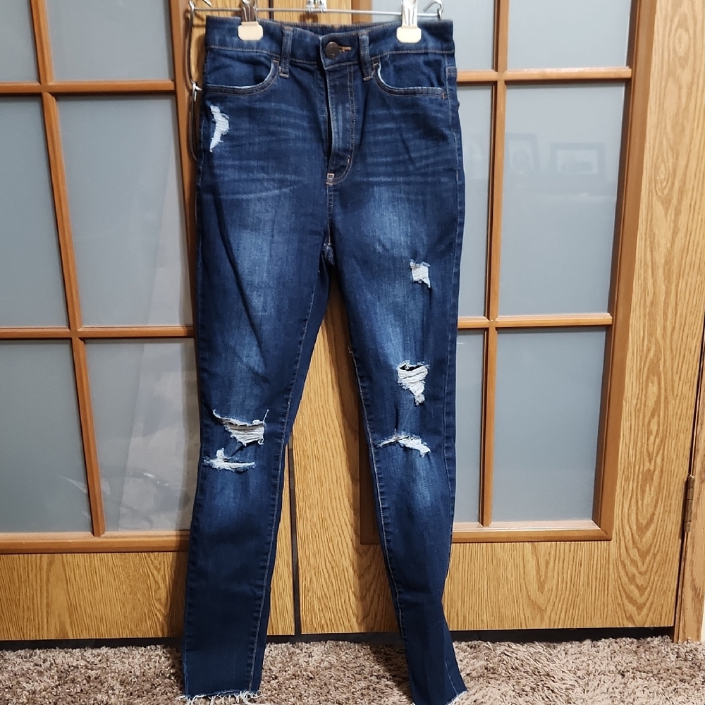 SO Super High Rise Women's Distressed Jeggings